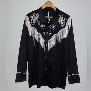 BARBIE Movie Ken Western Fringe Shirt